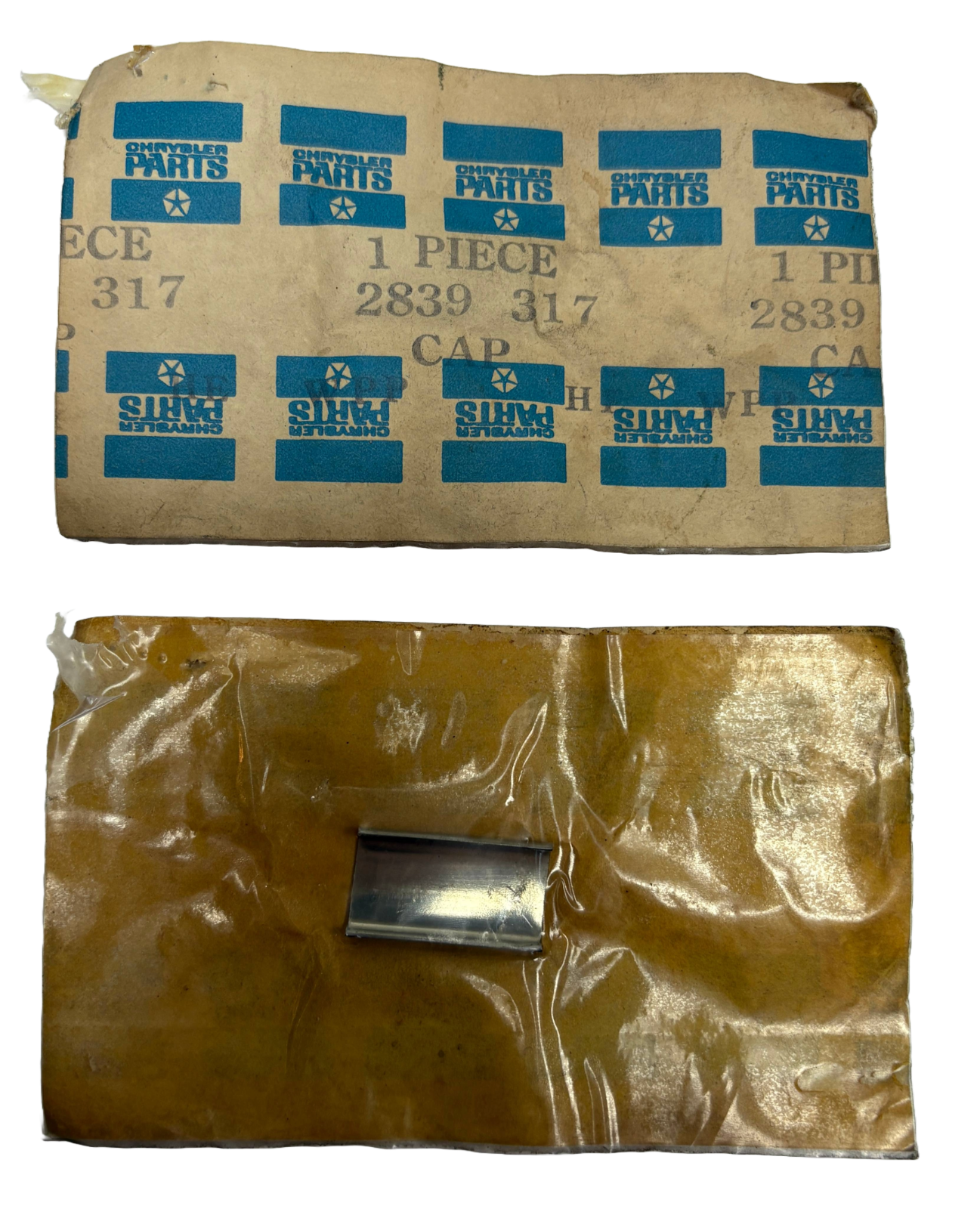 New Old Stock Rear Window Locking Strip Lower Retainer 1967-68 Mopar #2839317