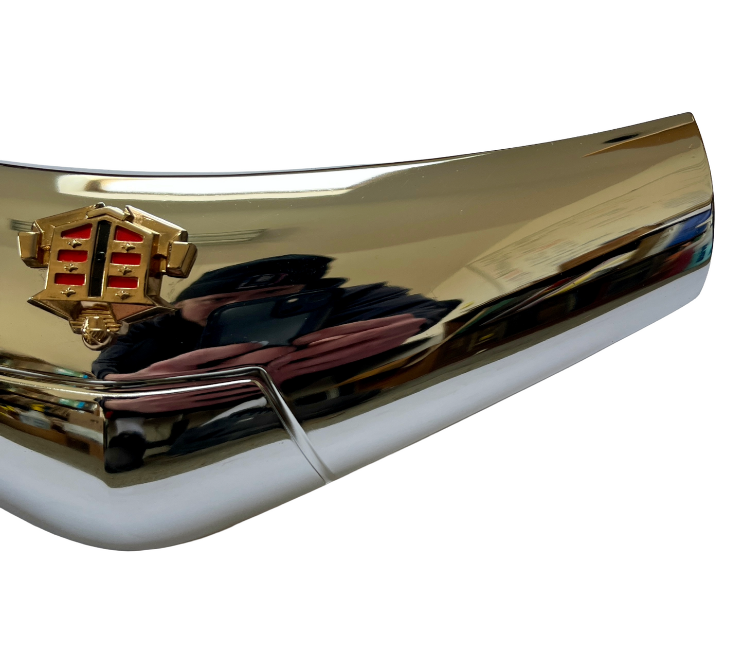 New Old Stock Chrome Steering Wheel Cover for 1955-56 Dodge Models #1615661