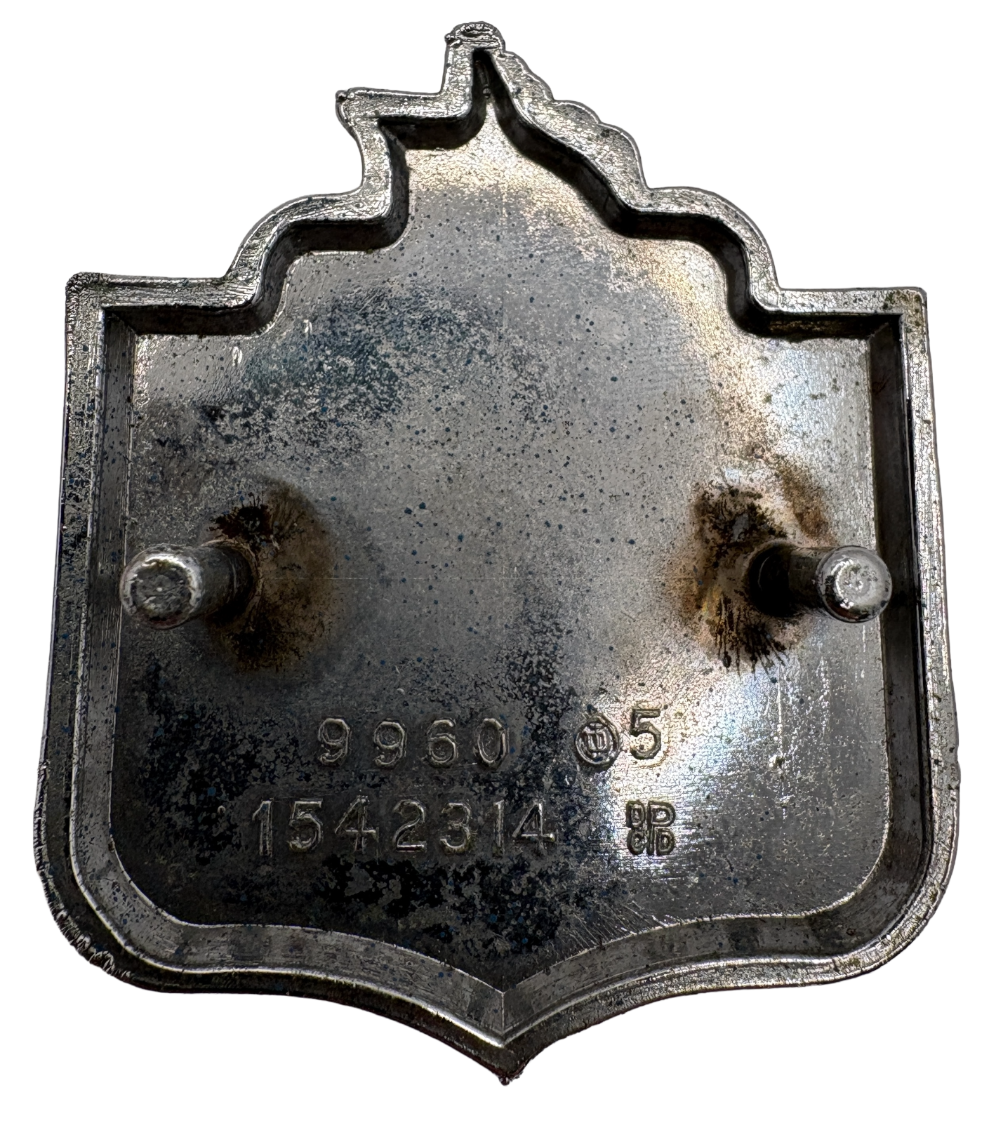 New Old Stock Roof Sail Panel Emblem Badge Ornament 1954-55 Plymouth #1542314