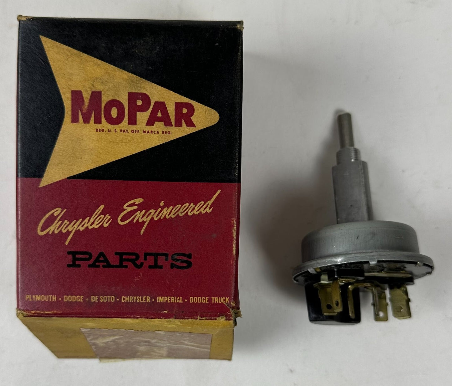 NOS Mopar Wiper Switch 1959 Plymouth Variable Speed NOS #1842352