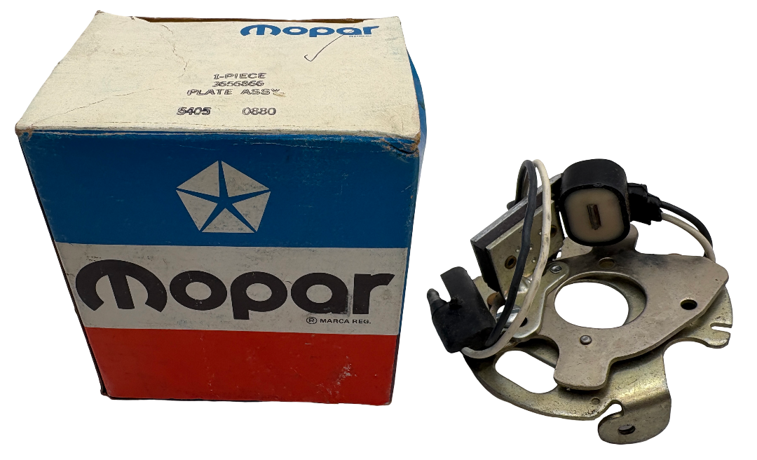 New Old Stock Slant 6 Distributor Breaker Pickup Plate 1974-76 Mopar #3656866