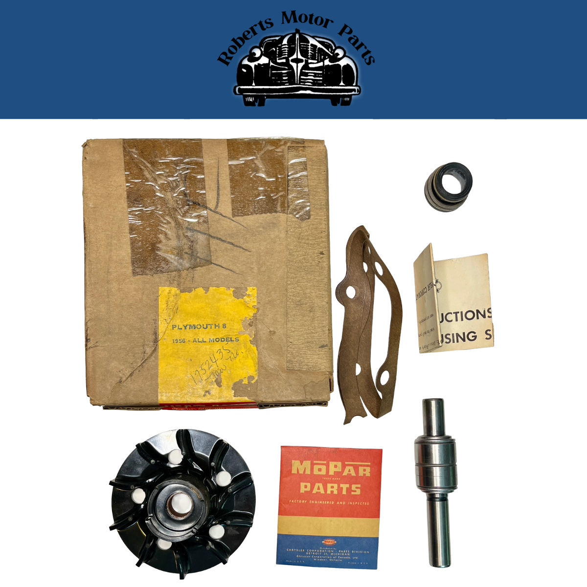 New Old Stock Water Pump Repair Kit for All 1956 Plymouth Models #1643216