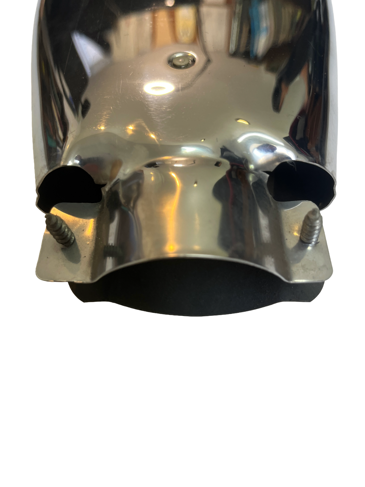 New Old Stock Super Deluxe Exhaust Deflector for All 1955-56 Models #1820279