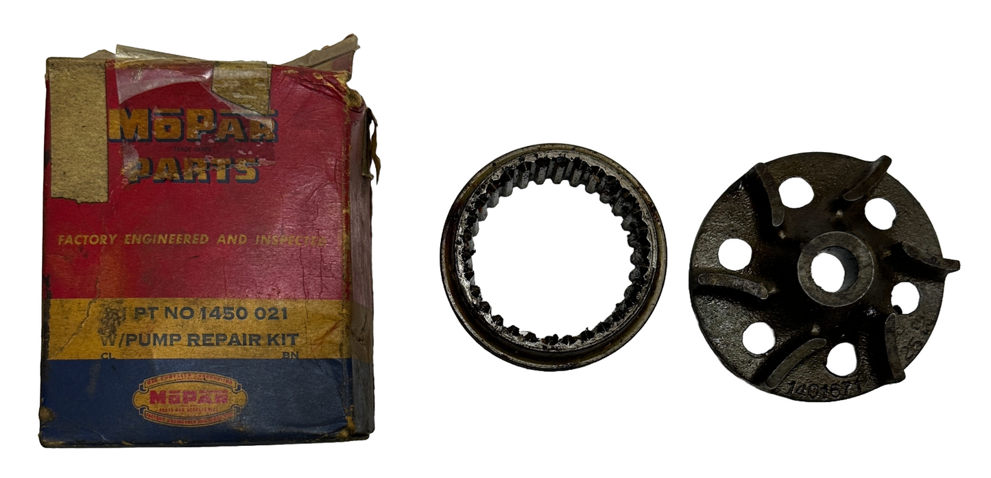 New Old Stock Water Pump Repair Package for 1953-55 Dodge V8 Models #1450021