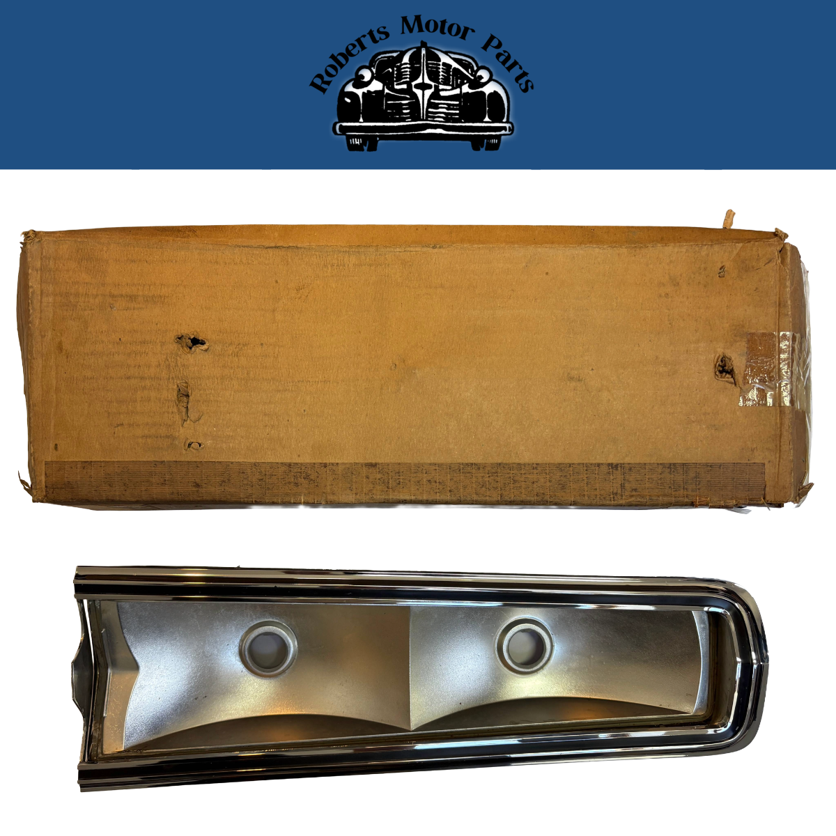 New Old Stock Left Tail Light Housing & Bezel For 1966 Dodge Monaco #2606081