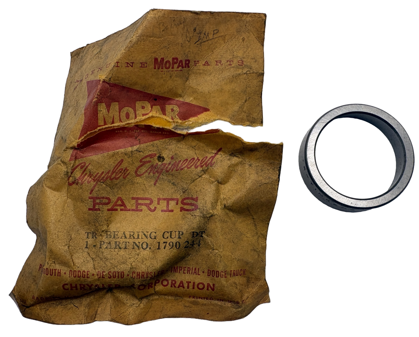 New Old Stock Front Wheel Bearing Race For 1957-73 Imperial Models #1790244