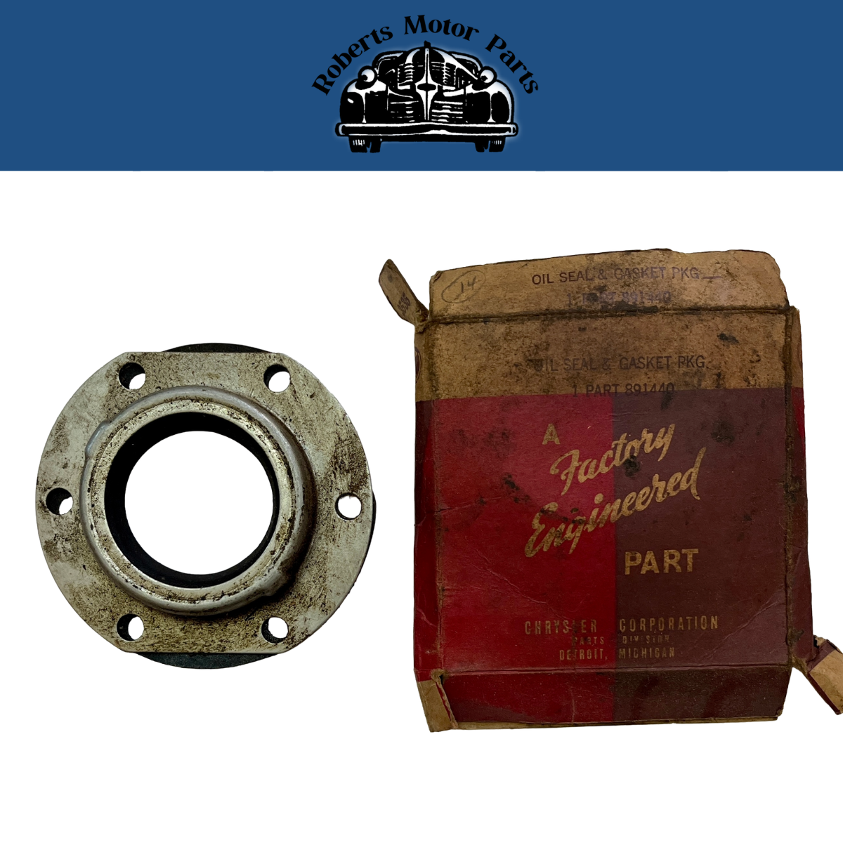 New Old Stock Rear Axle Outer Oil Seal & Gasket for 1937-39 Imperial #891440