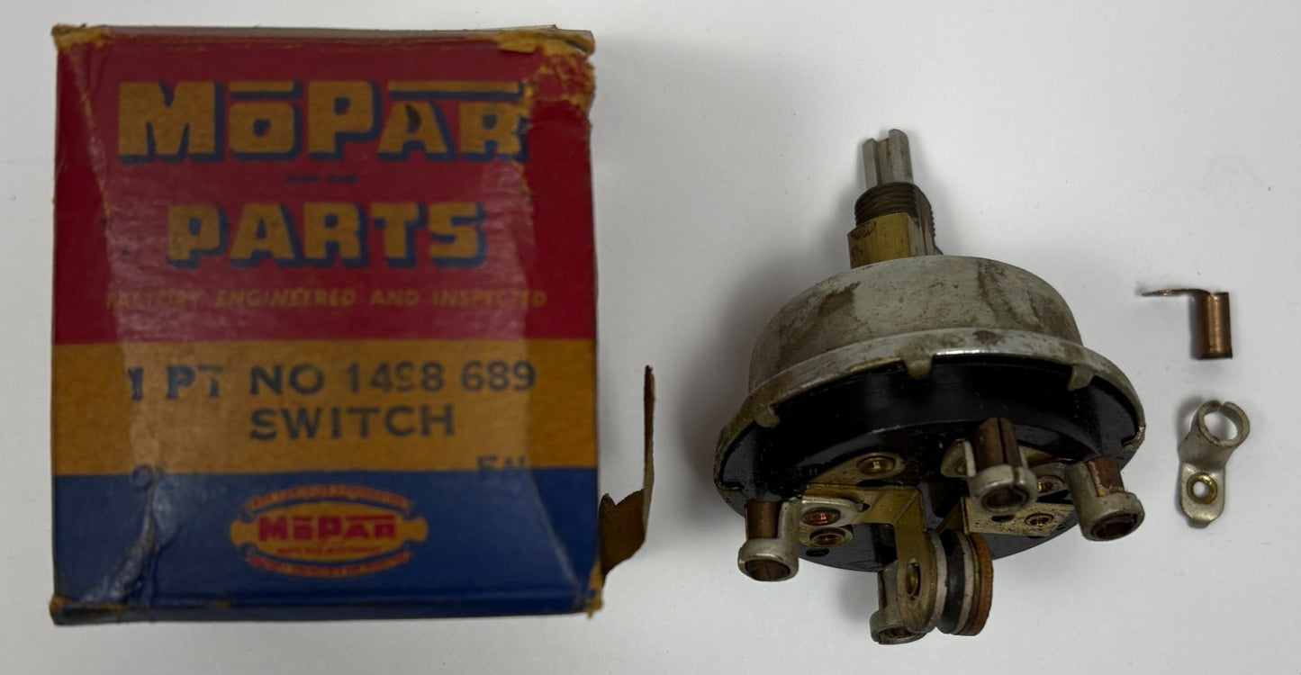 New Old Stock Wiper Switch for 1953-54 Models Mopar #1498689