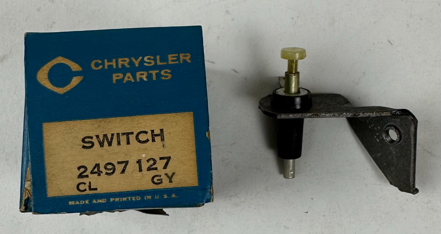 New old stock brake light switch for 1964 Dodge & Plymouth Mopar #2497127