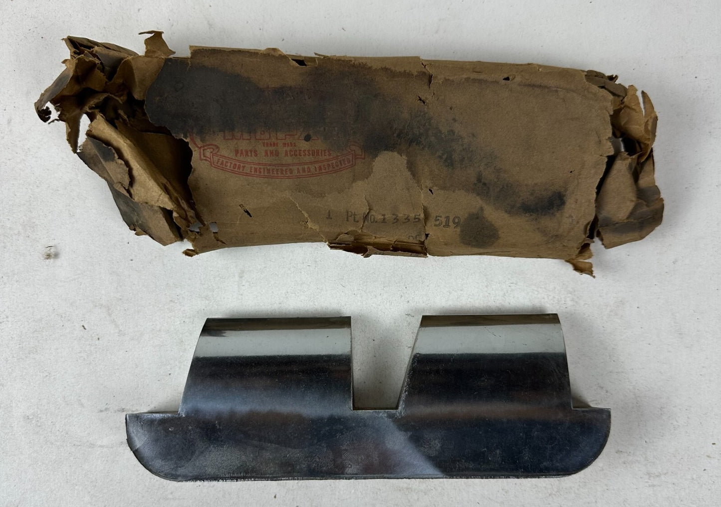 New Old Stock Outer Grill Bar for 1950 Chrysler Mopar #1335519