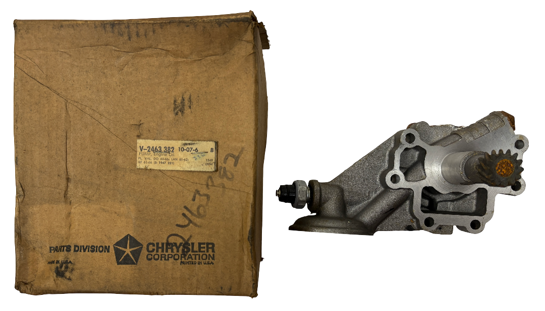 New Old Stock Oil Pump for 1960-71 6 Cylinder Engine Models Mopar #2463382