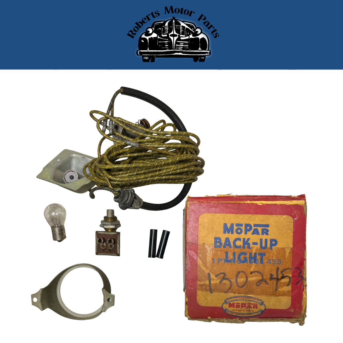 New Old Stock Backup Light Package For 1949-1950 Dodge With Gyromatic #1302453