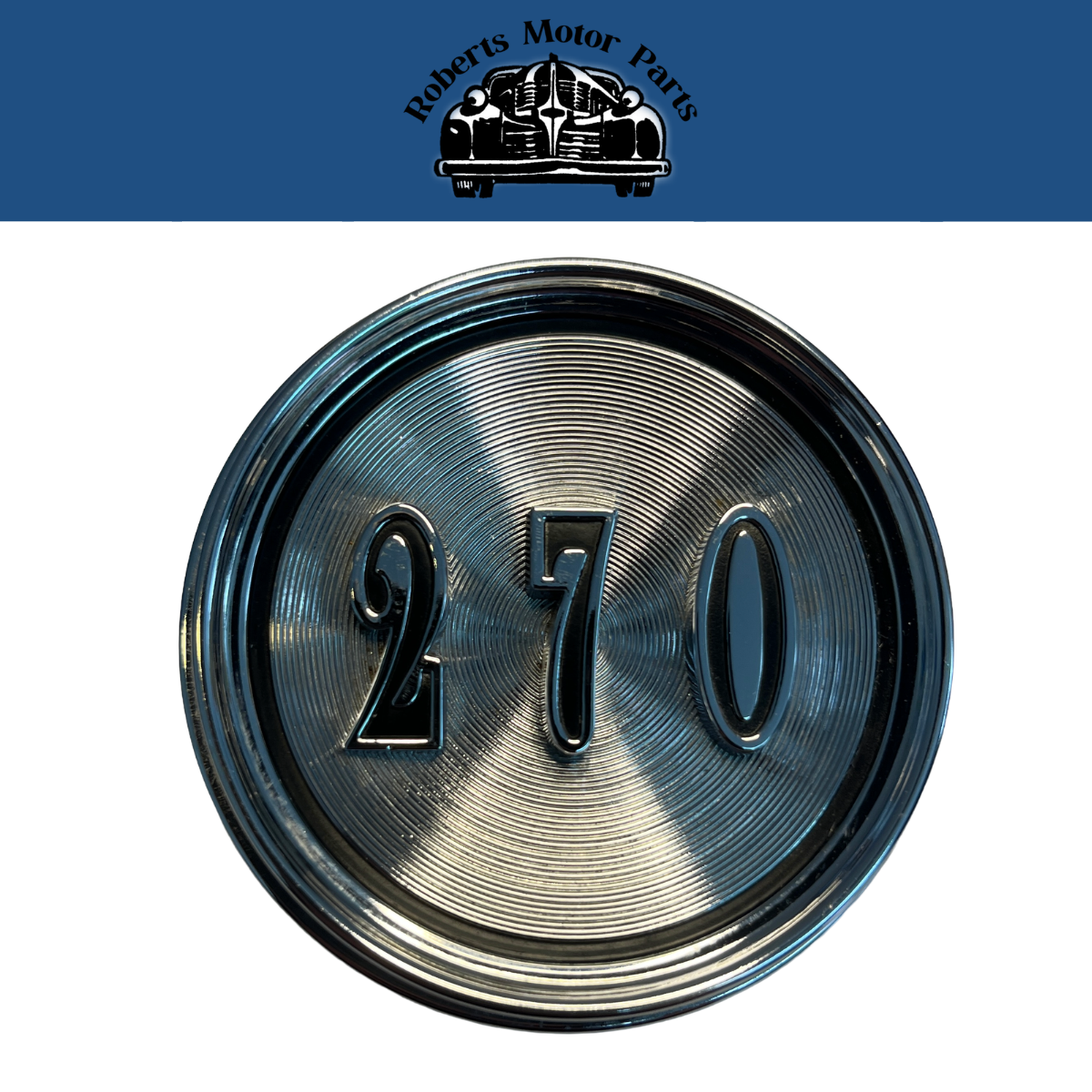 New Old Stock C-Pillar Emblem for 1964 Dodge Dart 270 Models Mopar #2423898