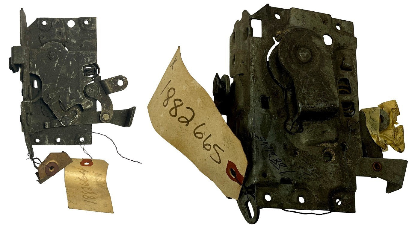 New Old Stock Rear Door Lock Latch Pair for 1959 Plymouth #1882664 & 1882665