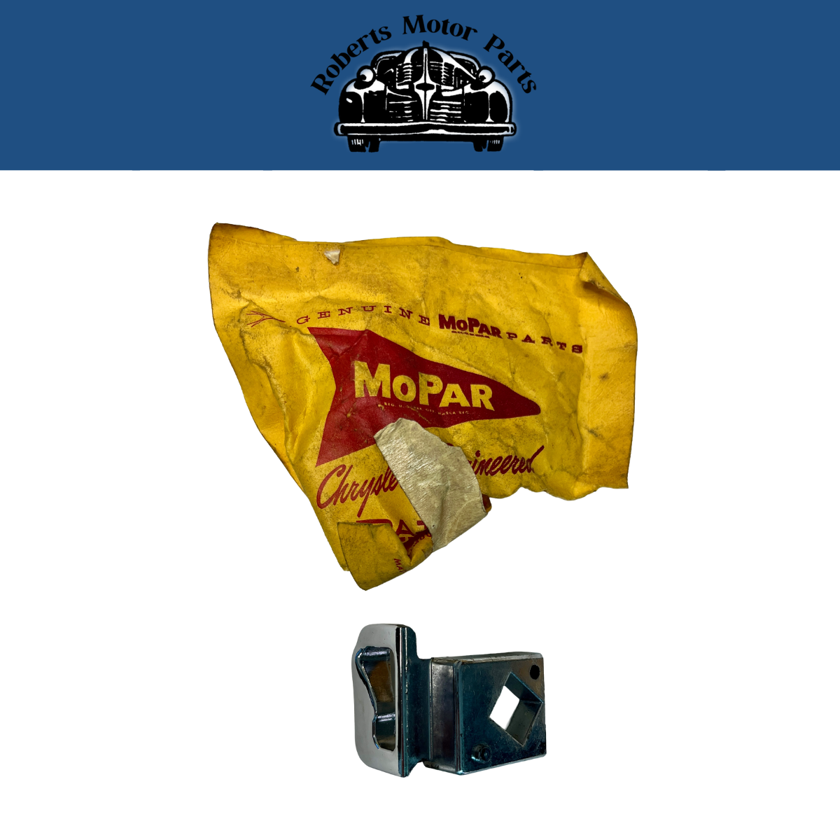 New Old Stock Left Front Door Vent Wing Handle Catch 1961-1962 Mopar #2195811