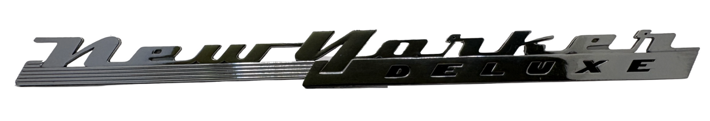 New Old Stock Fender Emblem for 1953 Chrysler New Yorker Deluxe Models #1494075