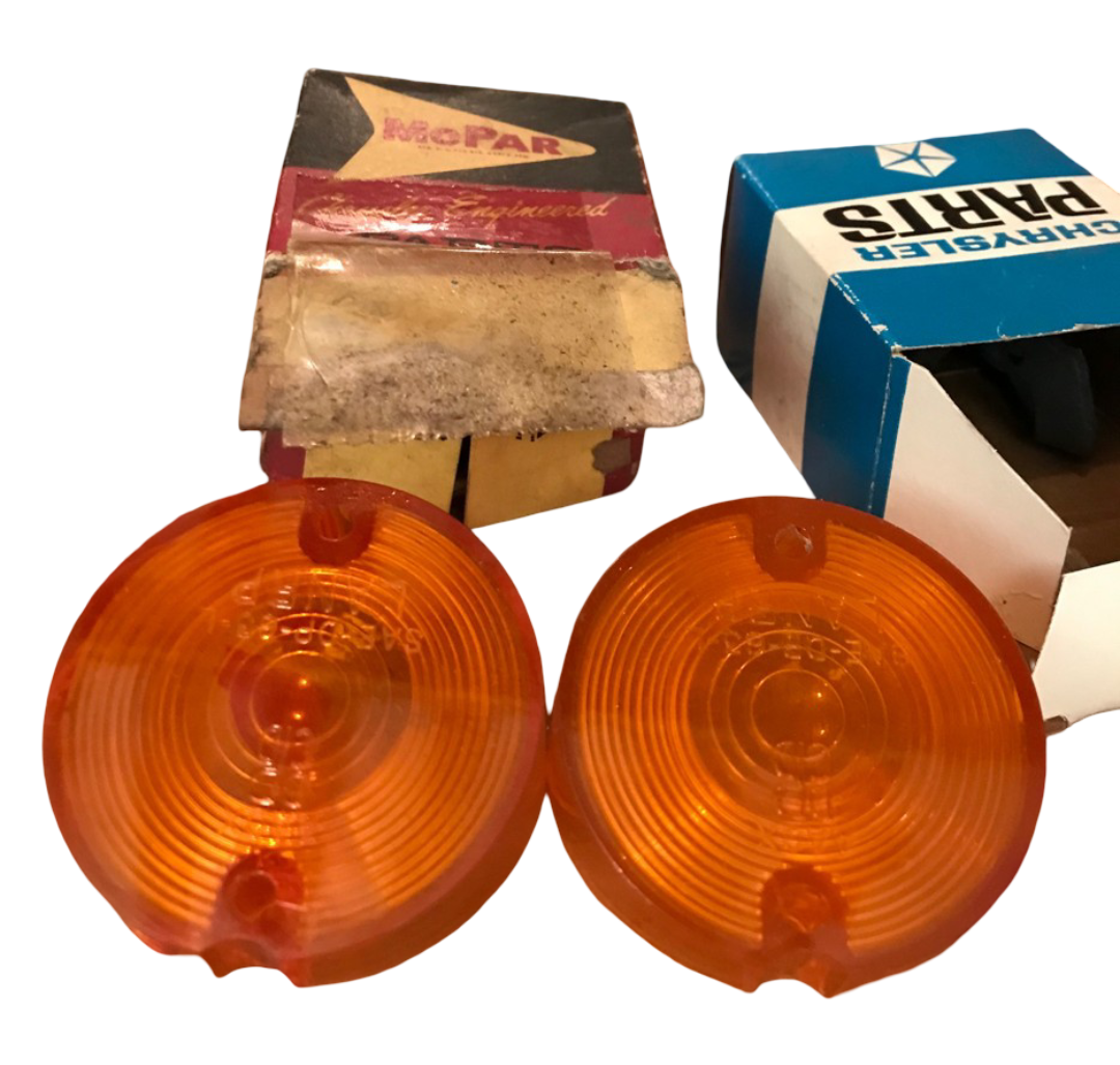 New Old Stock Park Lenses for 1963-64 Dodge Dart Models Mopar #2448299