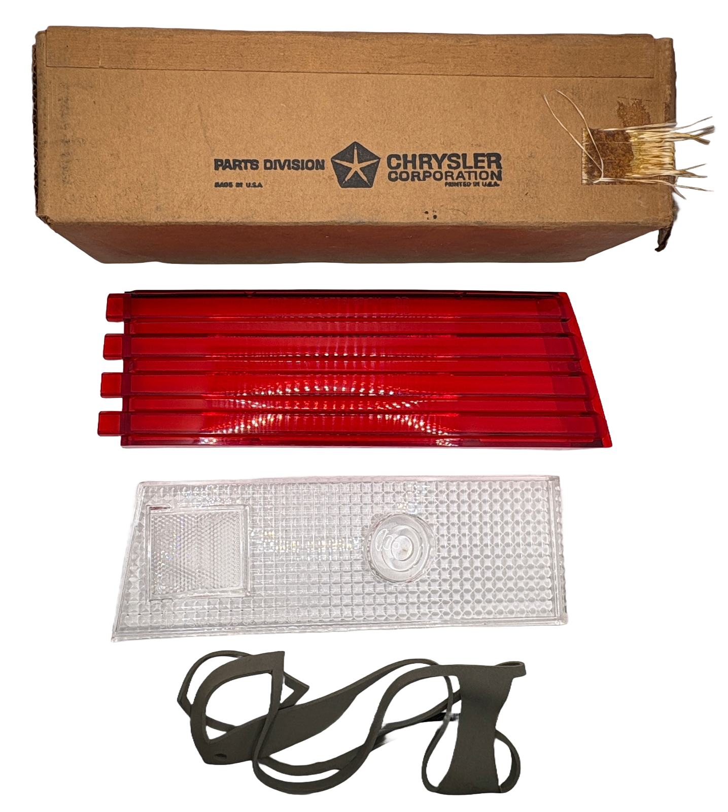 New Old Stock Left Hand Tail Lamp Assembly for 1966 Chrysler 300 #2575911