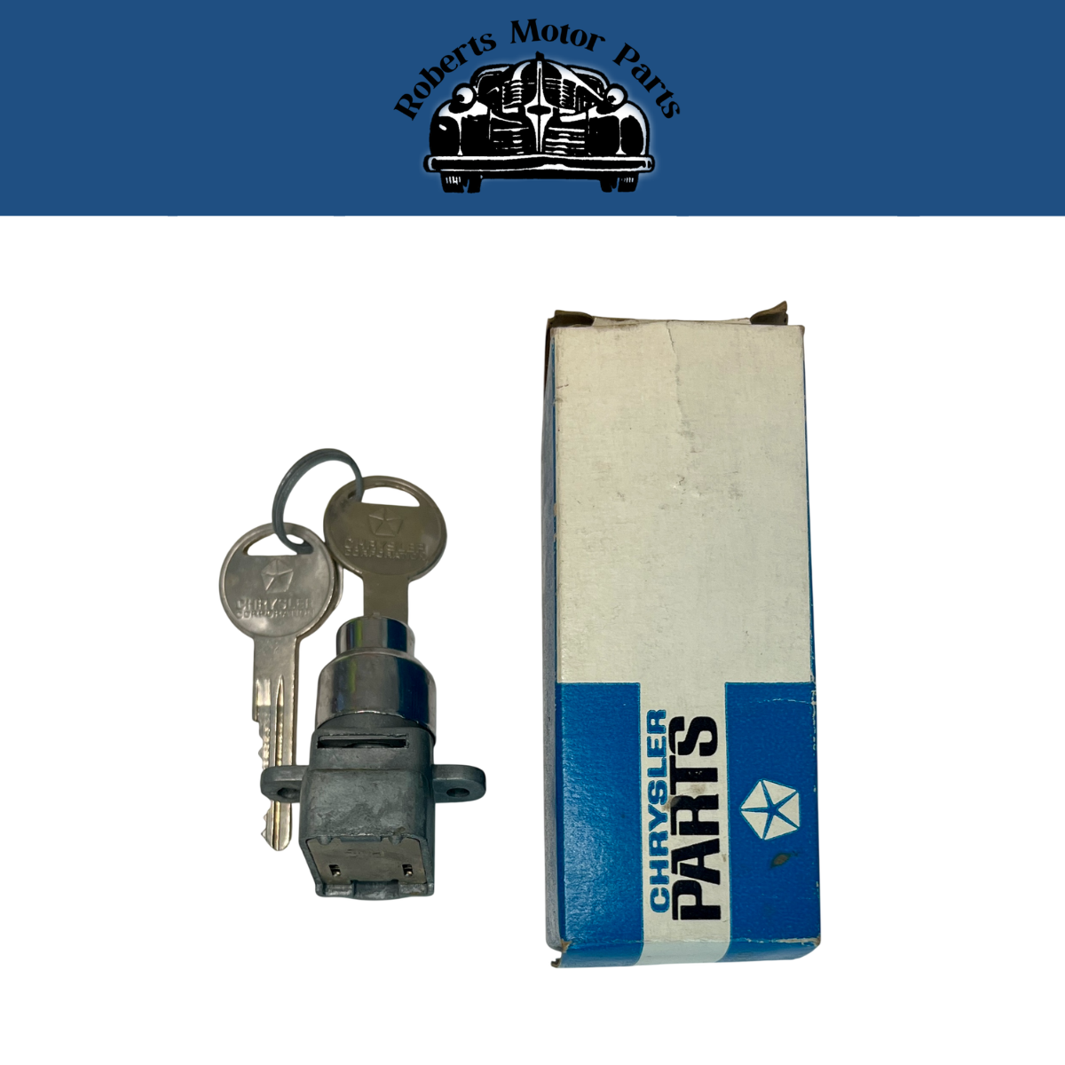 New Old Stock Glove Box Lock Cylinder & Key Package For 1969 A Body #2999880