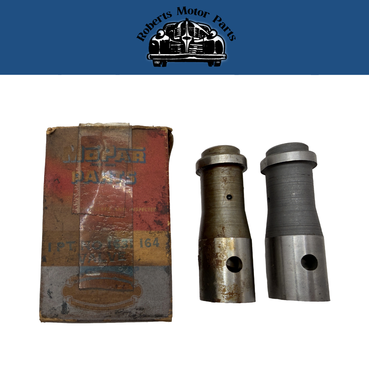 New Old Stock Power Steering Pump Flow Valve Pair For 1952-1954 Mopar #1631164