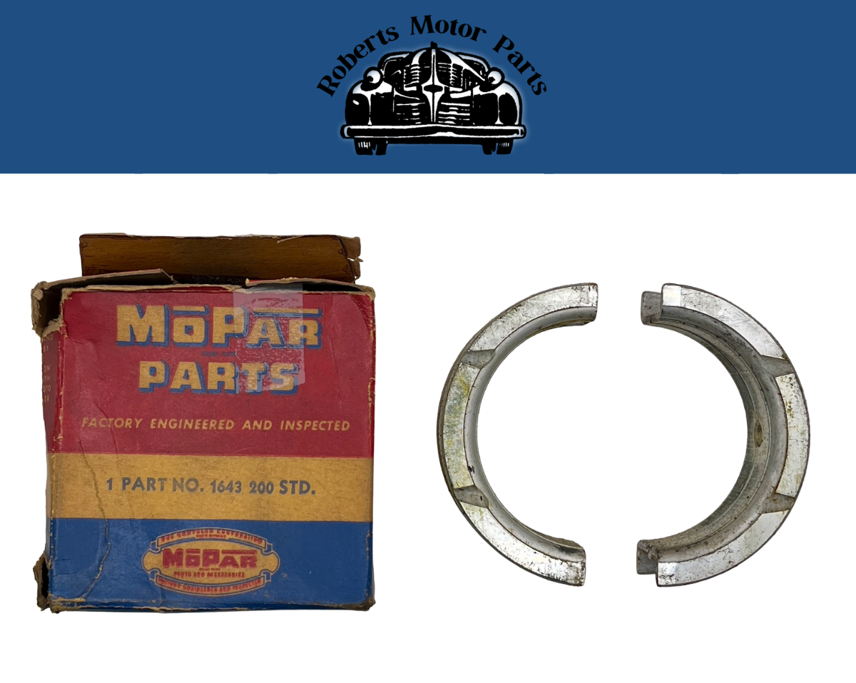 New Old Stock #3 Standard Crankshaft Bearings 1956-1957 Dodge DeSoto V8 #1643200