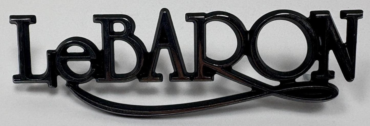 New Old Stock LeBaron Fender Nameplate for 1977-79 Models Mopar #4017525