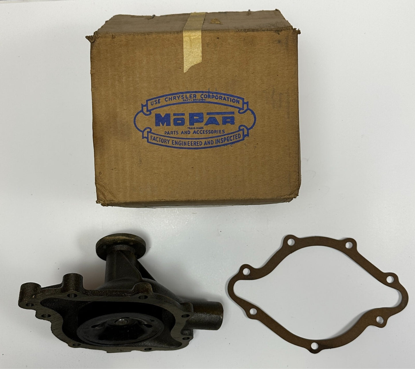 New Old Stock Water Pump for 1956 Plymouth V-8 Models Mopar #1643173