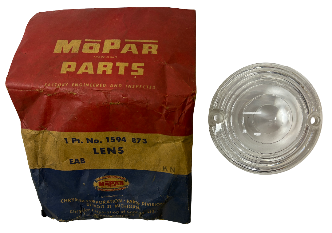 New Old Stock Parking Light Lens for 1955-56 Chrysler 300 Mopar #1594873