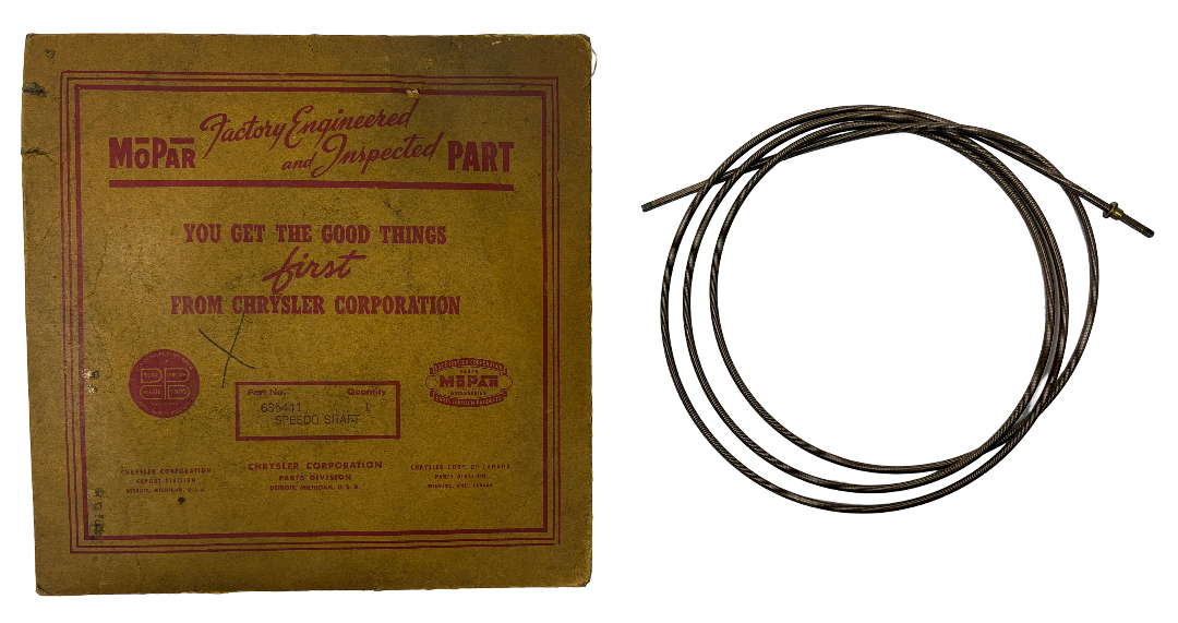New Old Stock Speedometer Cable Shaft for 1935-37 Models Mopar #635441