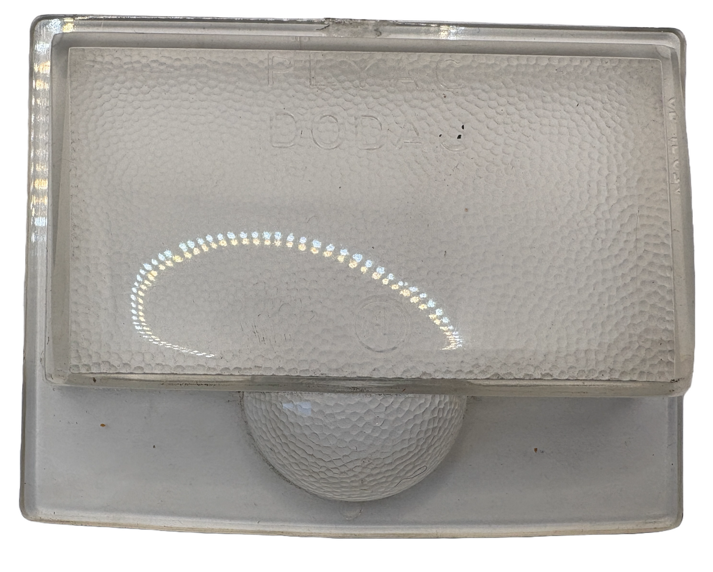 New Old Stock Clear Tag Light Lens for 1949-53 Mopar #1244749