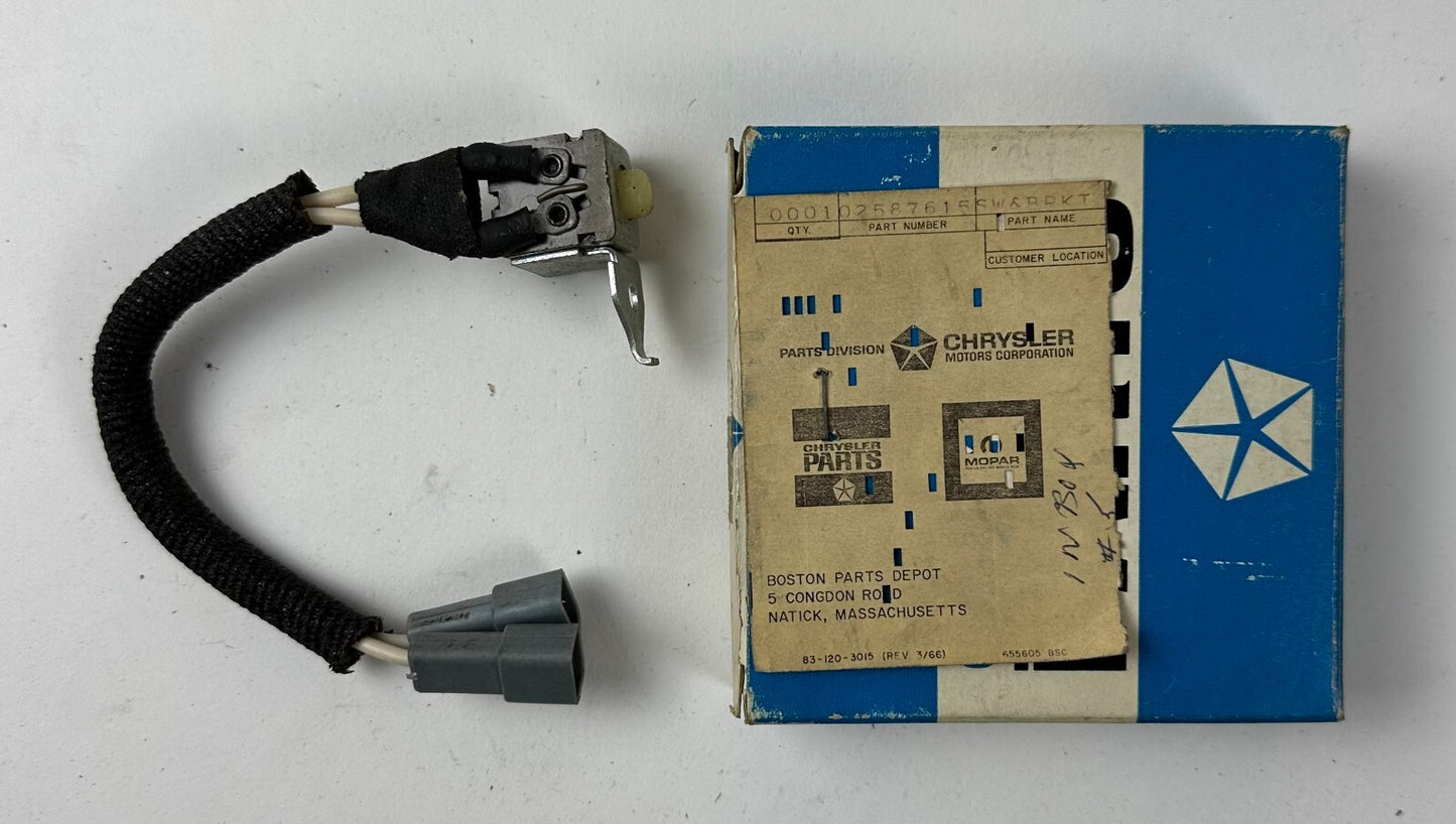NOS Mopar 1964-5 Back Up Light Switch #2587615