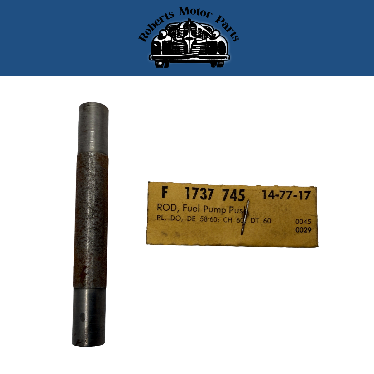 New Old Stock Fuel Pump Push Rod For 1958-1960 Mopar Models #1737745
