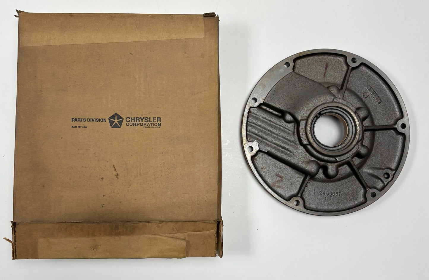New Old Stock Front Oil Pump Housing for 1962-72 Models Mopar #2538973