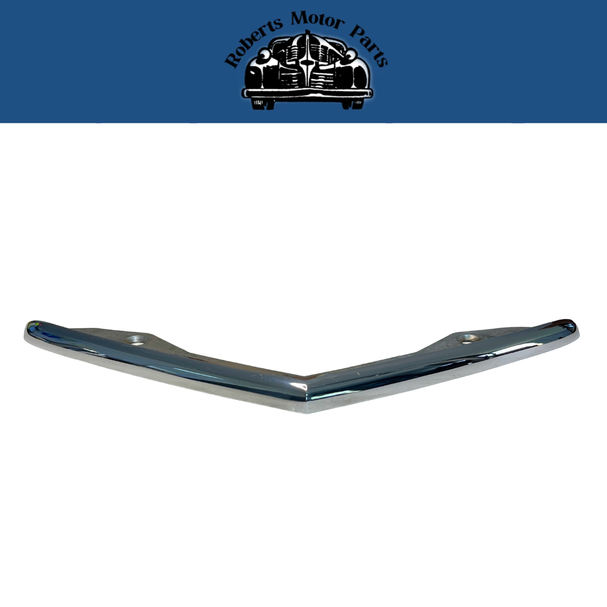 New Old Stock Hood Chrome V Trim for 1946-1948 Desoto Models #1153290
