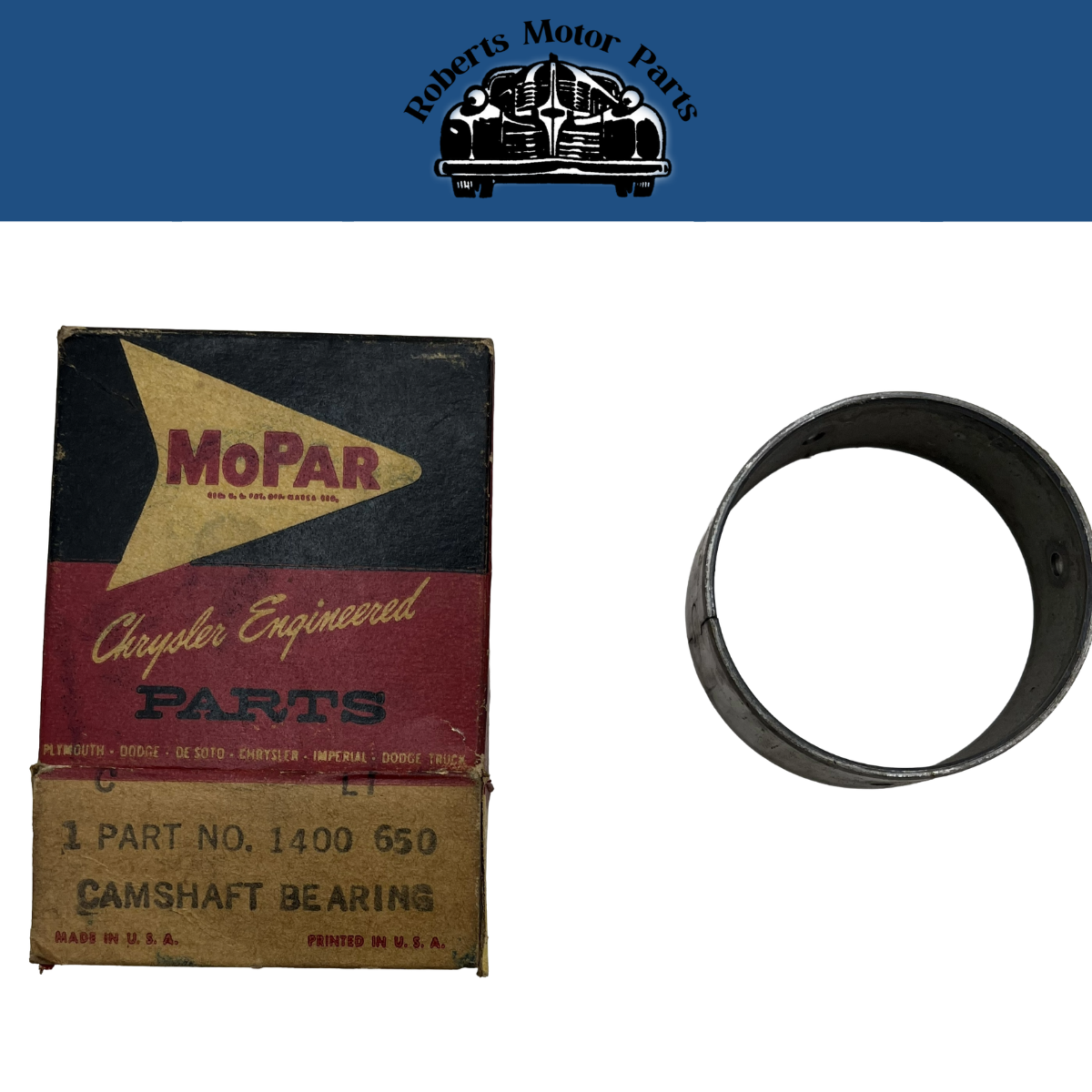 New Old Stock #4 Camshaft Bearing 1956-1971 Plymouth Dodge 273 318 340 #1400650