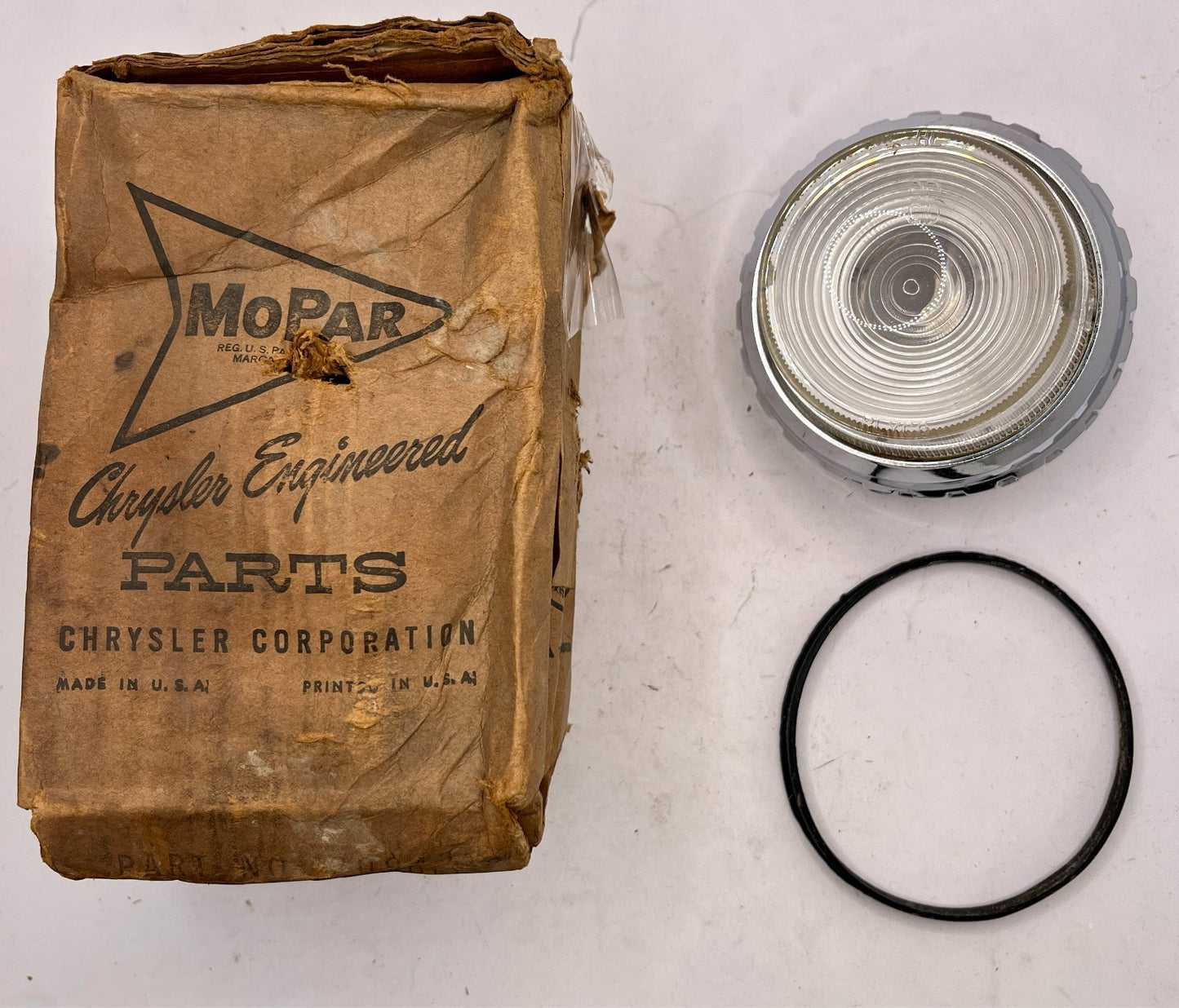 New Old Stock White Tail Stop & Turn Signal Lamp for 1961 Plymouths #2094358