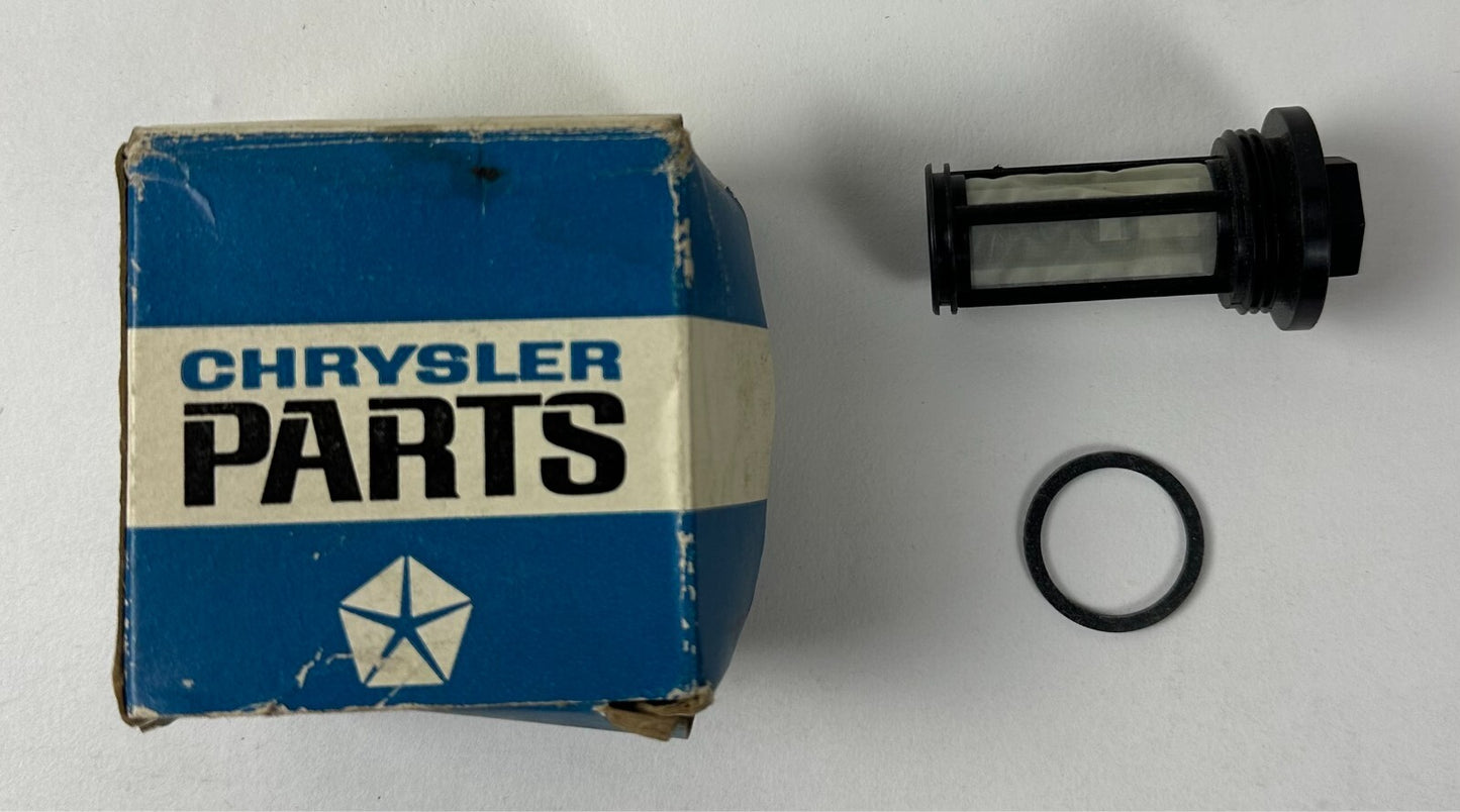 NOS Mopar Fuel Filter 1971-2 Holley 4 Barrel Carbs Plymouth Dodge #3577892