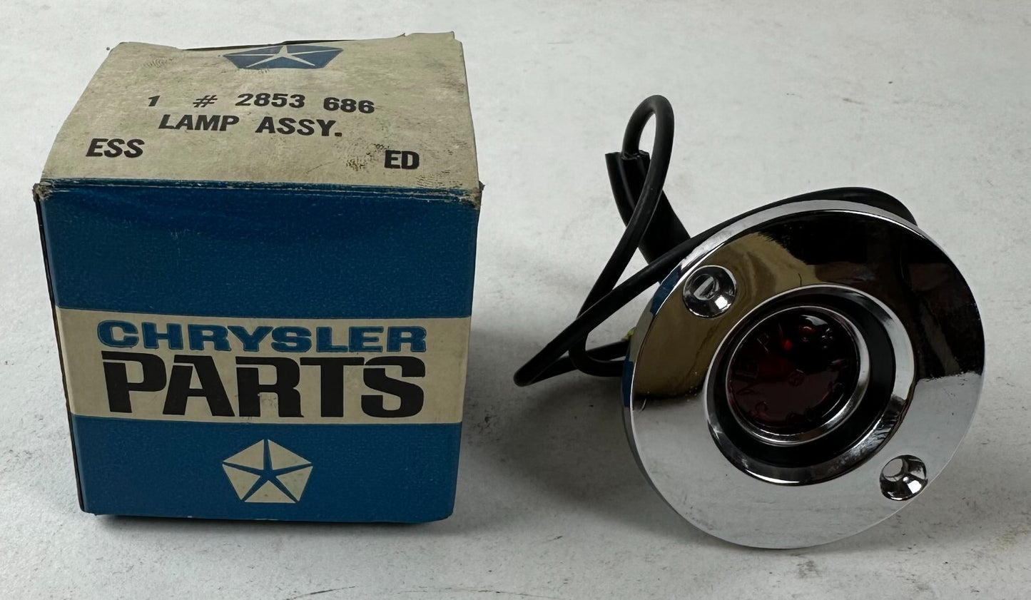 Mopar Rear Side Marker Lamp 1968 Dodge Plymouth Wagons NOS #2853686