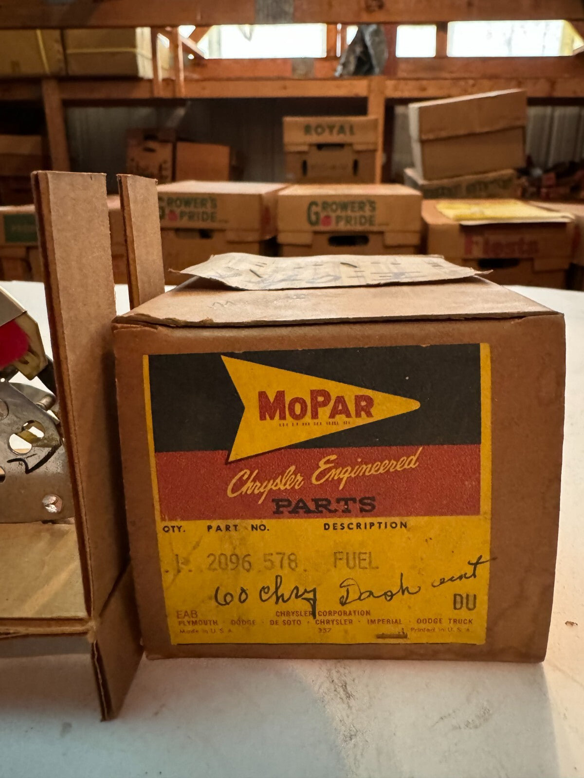 NOS Mopar Fuel Gauge 1960 Chrysler All Models #2096578