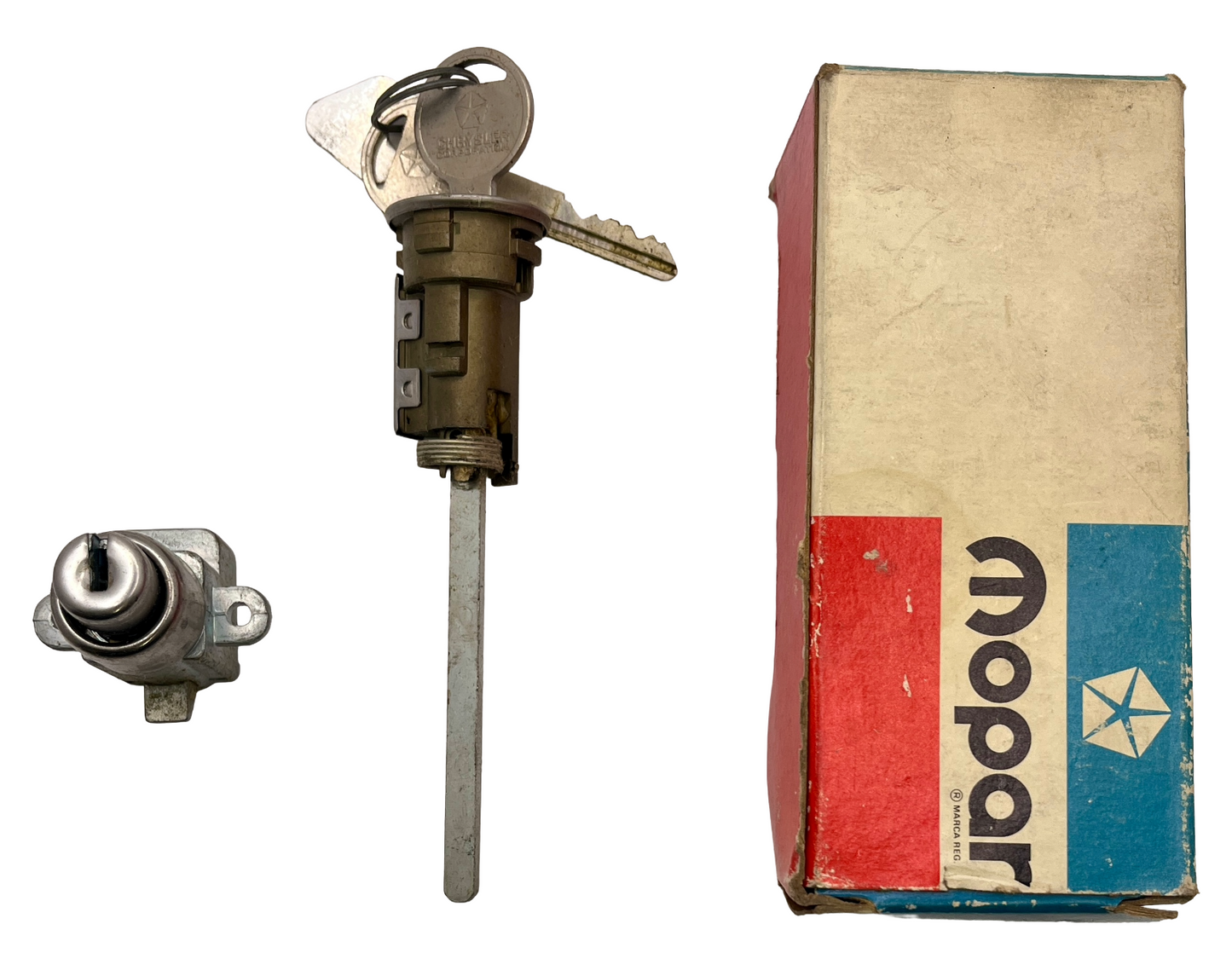 New Old Stock Trunk & Glove Box Lock Package for 1968 Plymouth Fury #2862526