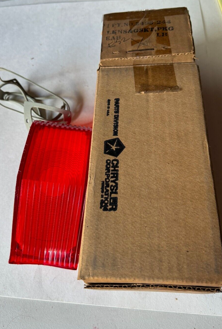 NOS Mopar Right Outer Taillight lens for 1964 Dodge 880 2495244