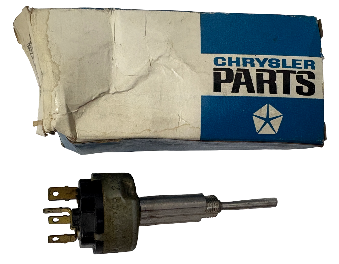 New Old Stock Single Speed Wiper Switch for 1962 Valiant & Lancer #2275565