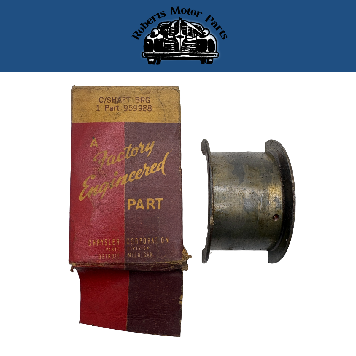 New Old Stock Main Bearing .002 U/S For 1934-1959 Plymouth Dodge 6 Cyl #959988