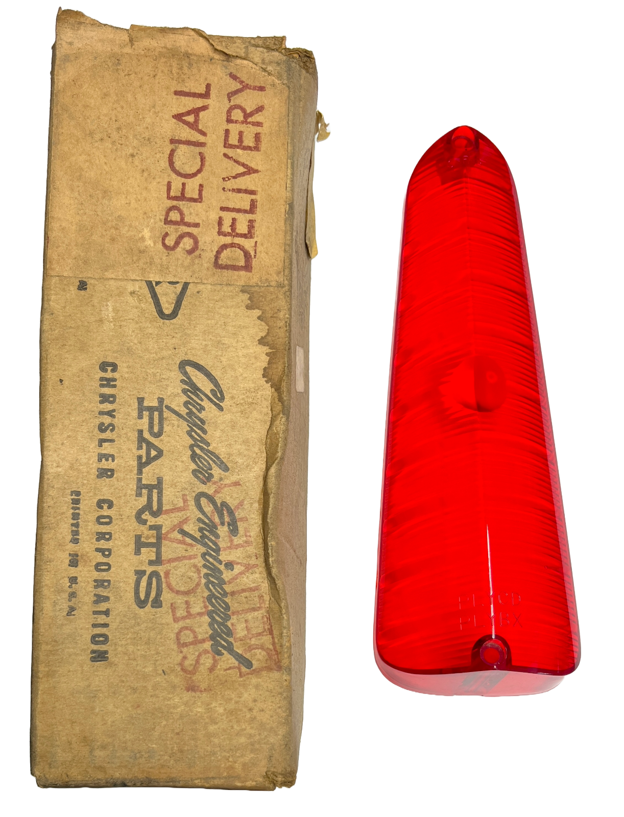 New Old Stock Left Hand Tail Light Lens For 1960 Plymouth Models Mopar #1960889