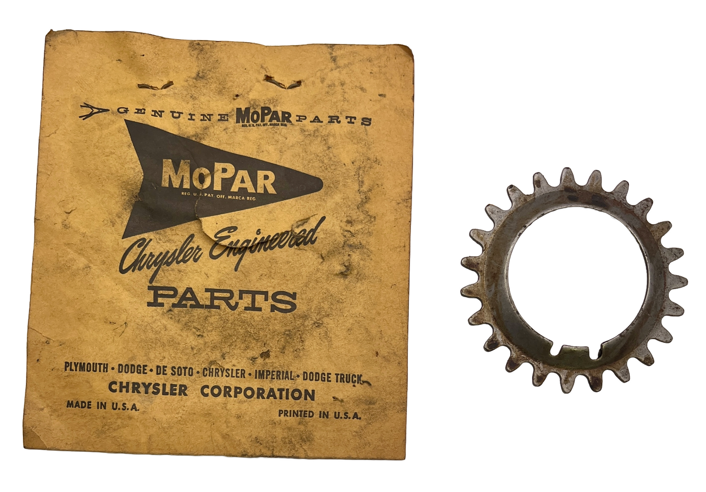 New Old Stock Drive Gear Plate for 1964-65 Mopar Compact Trans Models #2464586