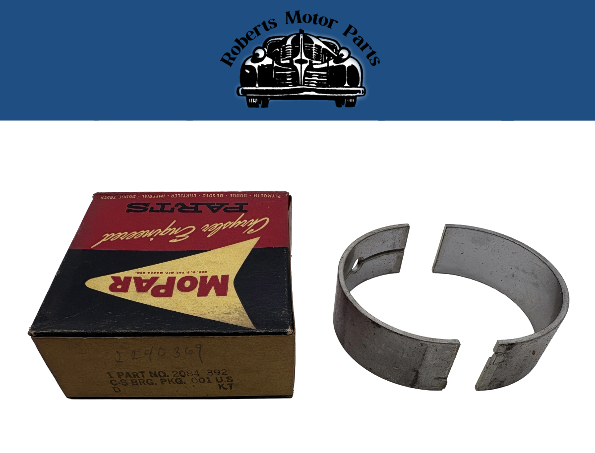 New Old Stock #1 Main Bearing Pair .001 1960-77 Mopar Slant 6 Models #2240369