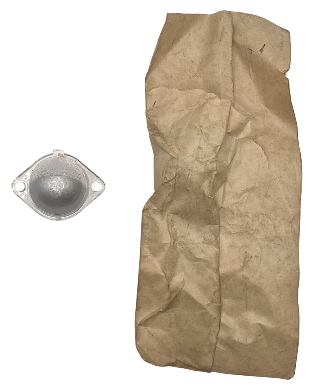 New Old Stock License Light Lens for 1955-75 Dodge Truck Models #2913929