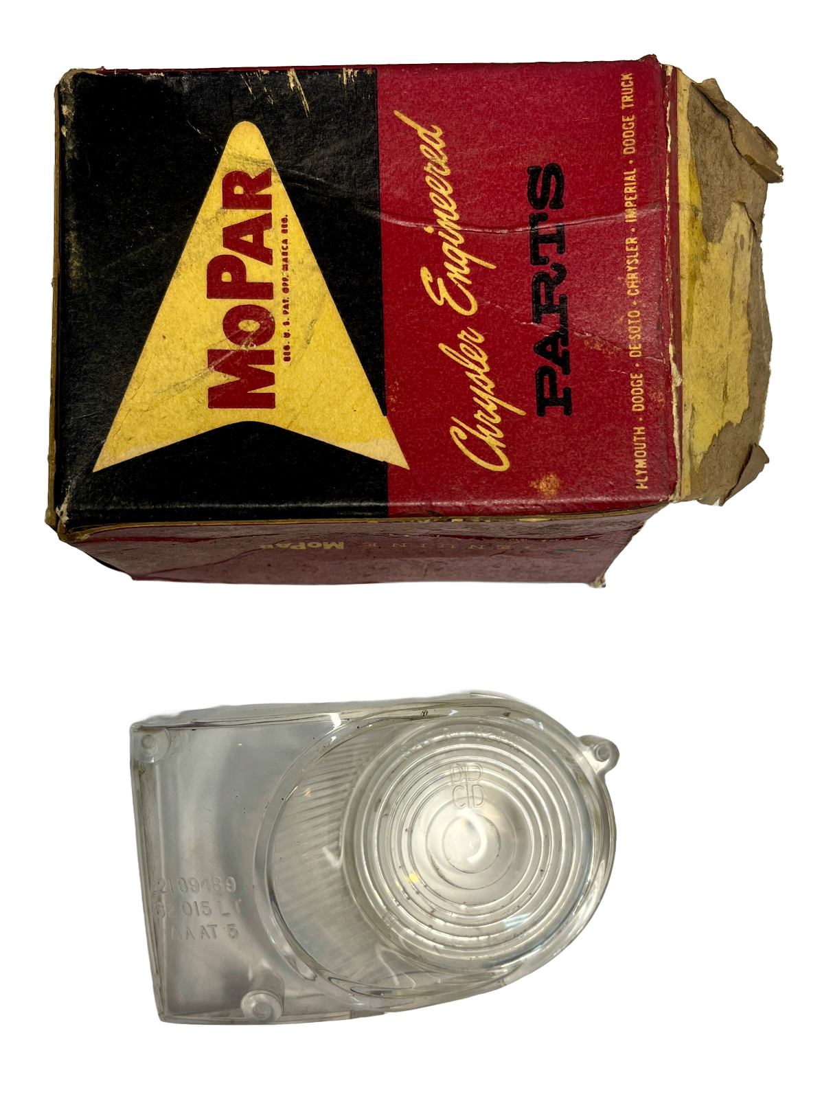 New Old Stock Dummy Back Up Light Lens For 1954 Plymouth Models Mopar #1571208