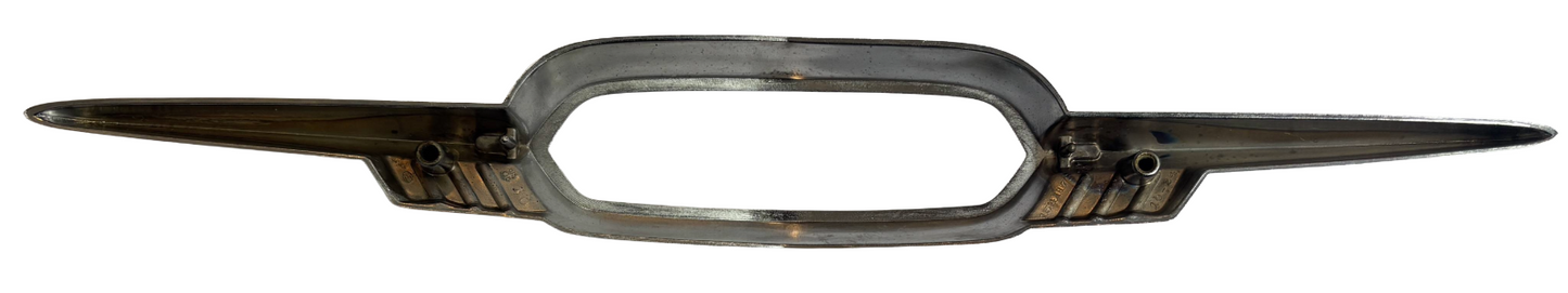 New Old Stock Hood Front Medallion Base Bezel For 1954 Plymouth Models #1541173