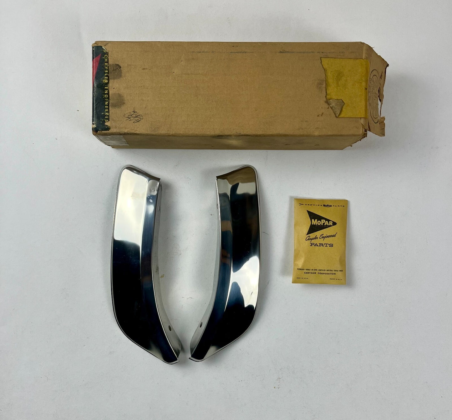 NOS Mopar Stone Shields 1963 Dodge Rear Quarter Panel #2495118